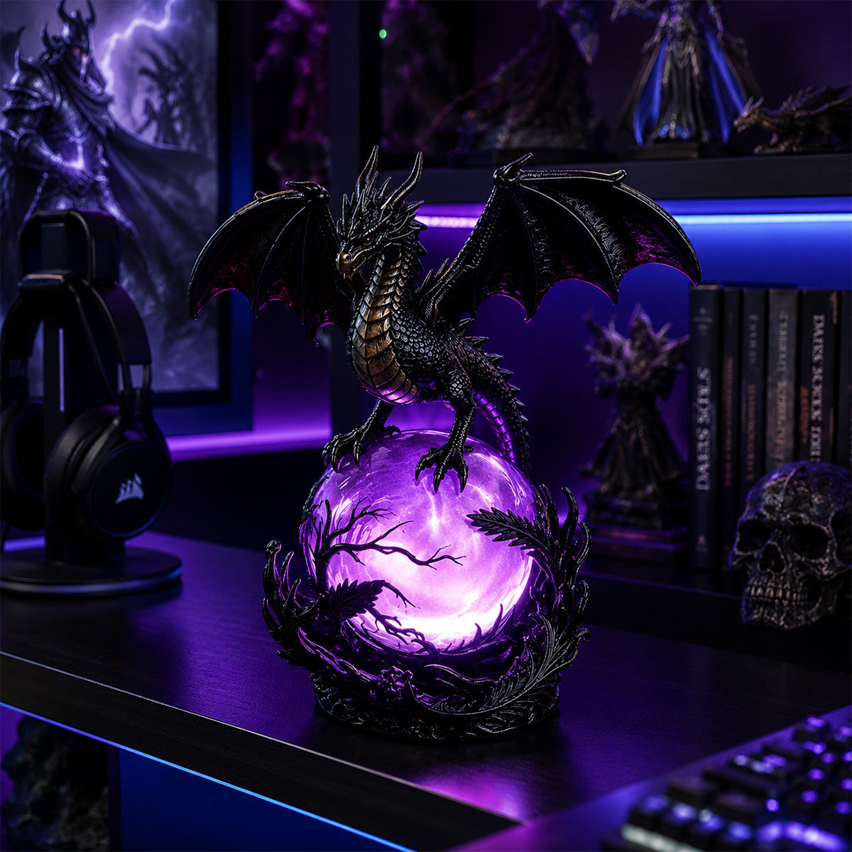 đ„ TODAY ONLY 70% OFF â Gothic Dragon Orb Lamp, Mystical Table Light