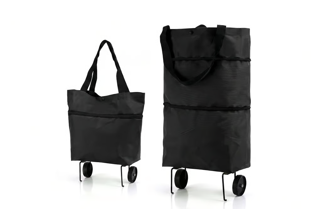 π Large-capacity folding push-pull shopping bag - The perfect choice for large-scale shopping trips