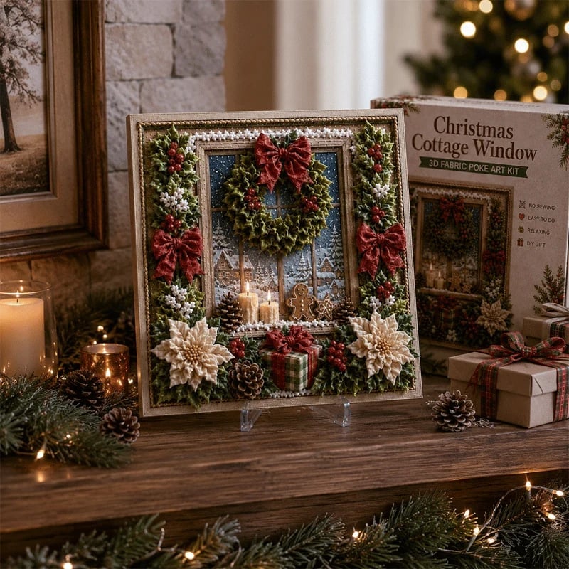 ๐ 3D-kerststof-poke-art-set๐ Buy 2 & Get Free Shipping ๐