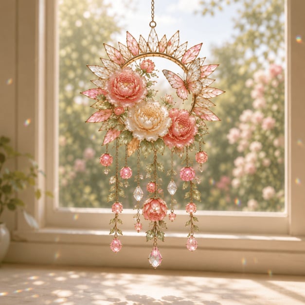 🔥🔥Last Day 50% OFF - 🌸Crystal Garden Suncatcher