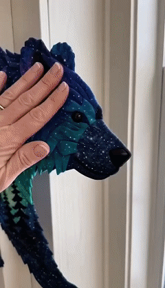 ⏳🌌🌌Last Day 50% OFF - 🐺Northern Lights Wildlife DIY Patchwork Kit