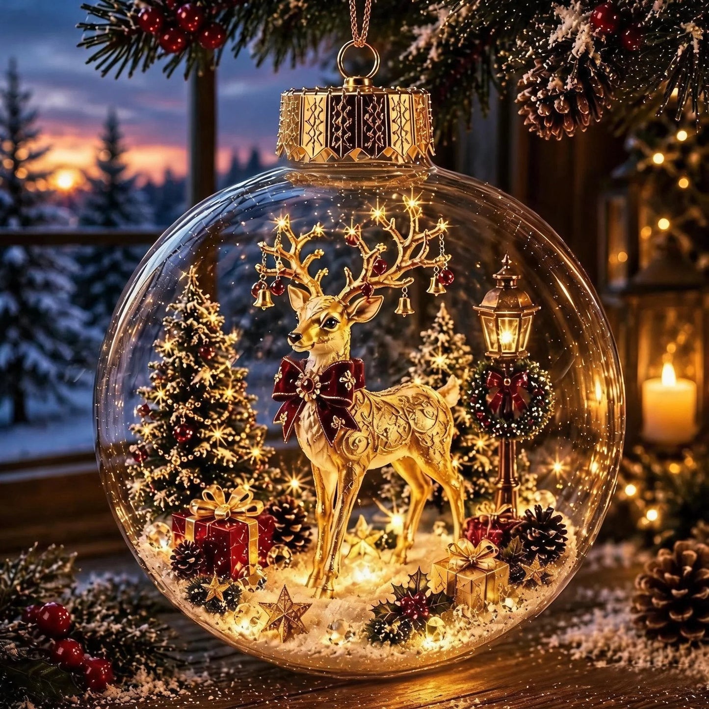 π
π
2026 Christmas Gift 50% Off--Glowing Christmas Diorama Ornament