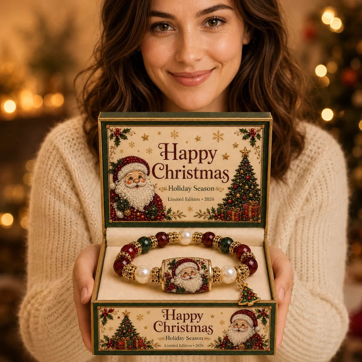 💥🎄 Last Day 49% OFF – 🎄 Christmas Magic Collection Bracelet — Limited Edition