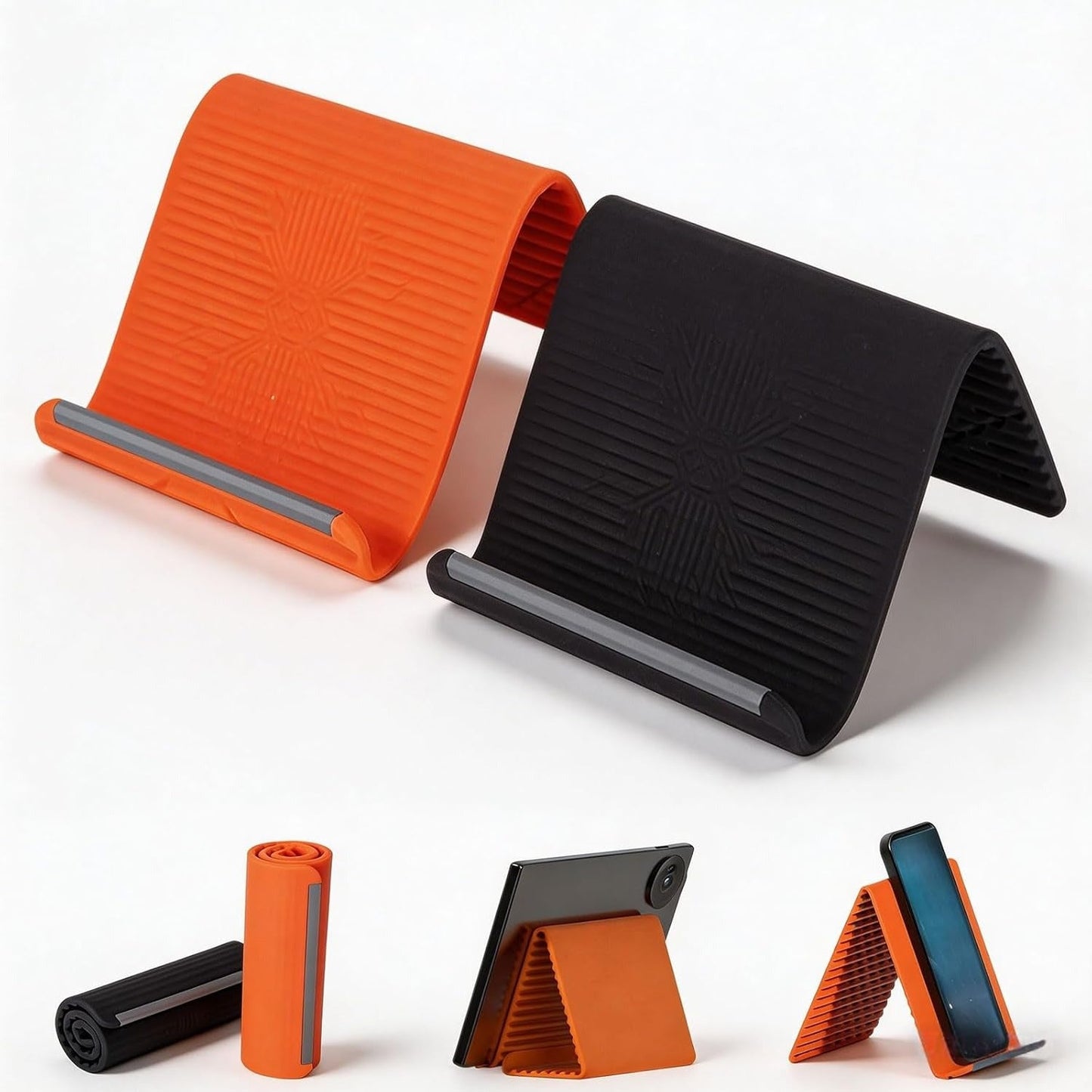 š„Spring Special Offer 59% OFFš„Foldable Silicone Aluminum Holder - Ergonomic Device Mount for Everywhere