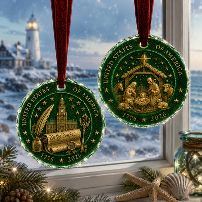 🎅 2026 Christmas Gift 50% Off--Celebrate 250 Years of America 🇺🇸 | 2026 250th Anniversary Christmas Ornament – A Meaningful Patriotic Keepsake & Holiday Gift