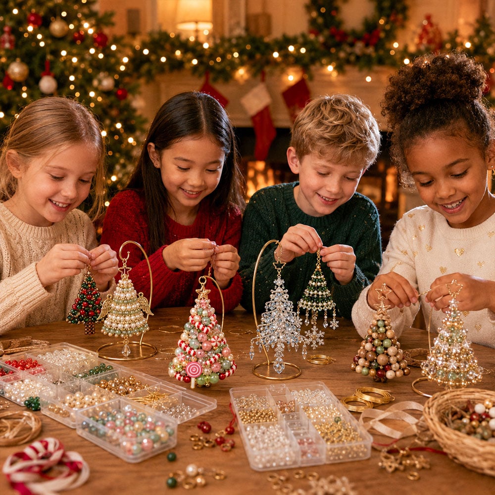 🎅🎅 2026 Christmas Gift 50% Off--DIY Christmas Tree Beaded Ornament Kit