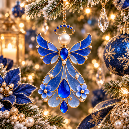 🔥LAST DAY 50% OFF🔥 - 12-Month Birthstone Angel Ornament Collection – Stained Glass Christmas Tree Decorations & Meaningful Keepsake Gifts