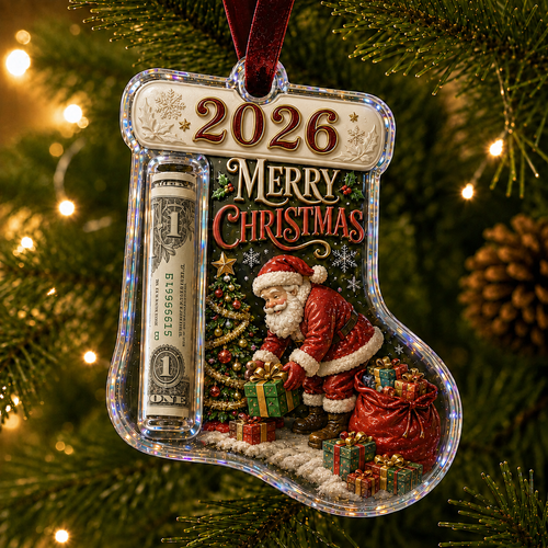 🎅 🎅2026 Christmas Gift 50% Off--Cash Clip Christmas Tree Ornament – Novelty Holiday Money Gift Clip | 9 Festive Styles