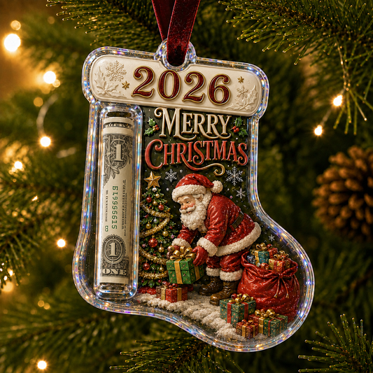 🎅 2026 Christmas Gift 50% Off--Cash Clip Christmas Tree Ornament – Novelty Holiday Money Gift Clip | 9 Festive Styles