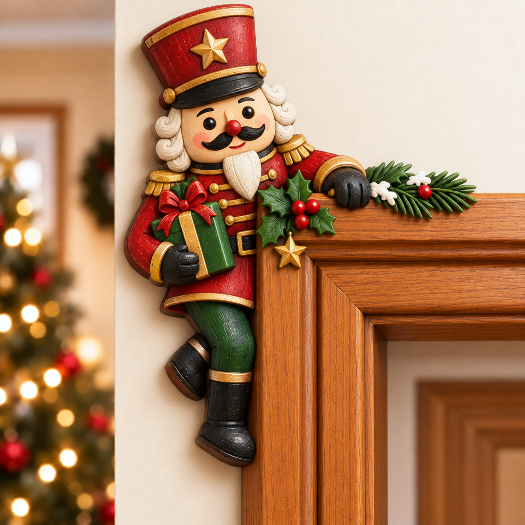 🎅 2026 Christmas Gift 50% Off--Christmas Peekaboo Door Frame Corner Decor