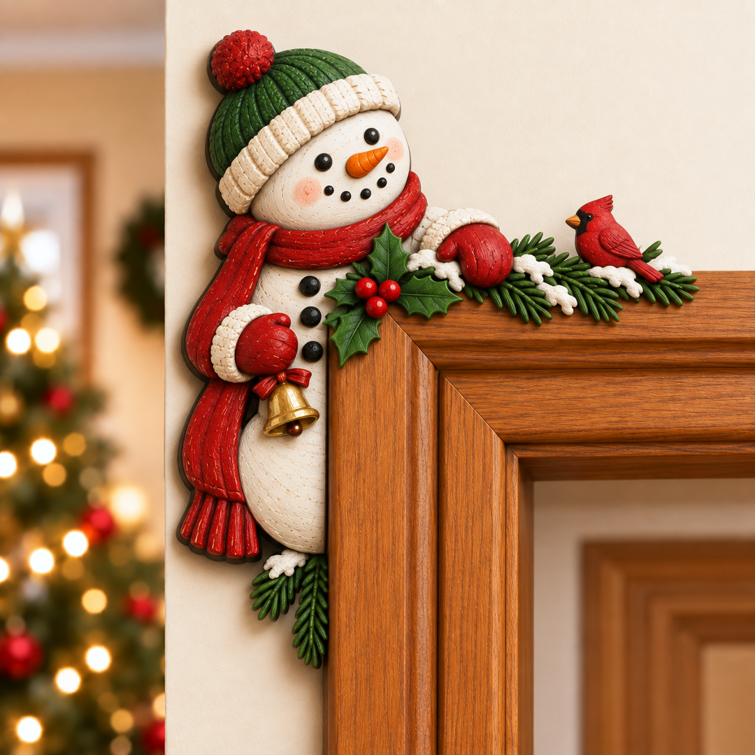 🎅 2026 Christmas Gift 50% Off--Christmas Peekaboo Door Frame Corner Decor