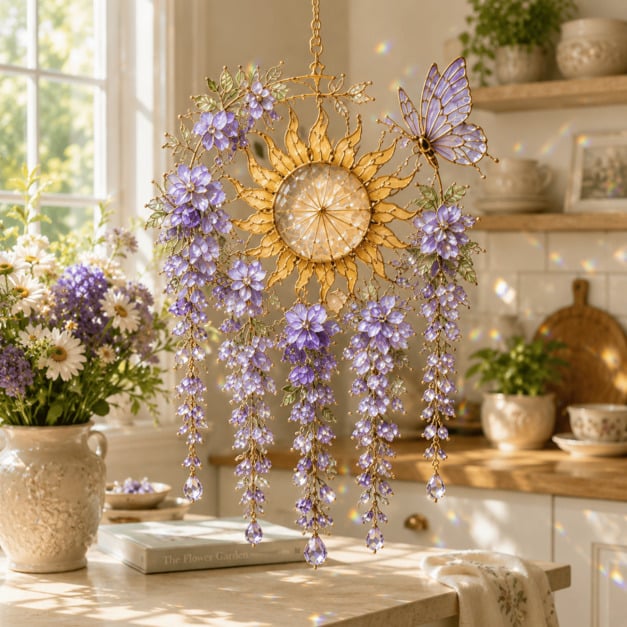 🔥🔥Last Day 50% OFF - 🌸Crystal Garden Suncatcher