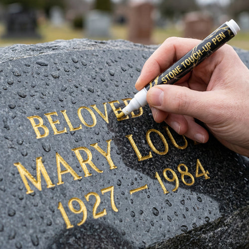 🖋️Golden Tombstone Marker Pen for Restoring Faded Grave Inscriptions