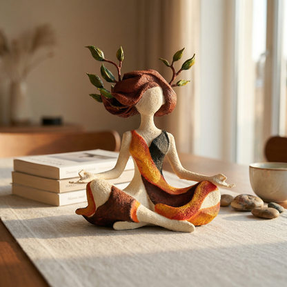 🧘‍♀️🧘‍♀️Serenity Growth | Inner Harmony Sculptural Figurine