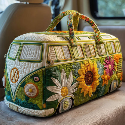 🔥LAST DAY 50% OFF-Hippie Van Quilted Duffle Bag✨