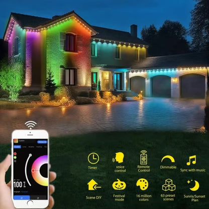 🔥Last Day Promotion 49% OFF🔥 - Smart Rainbow LED Permanent Outdoor Light