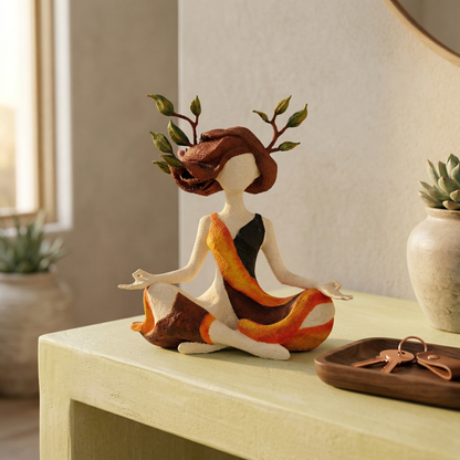 🧘‍♀️🧘‍♀️Serenity Growth | Inner Harmony Sculptural Figurine
