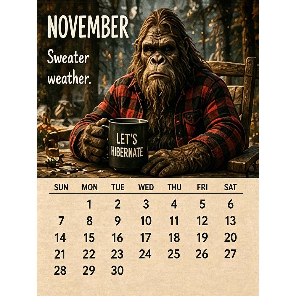 🦶🦶2027  Daily Life Calendar