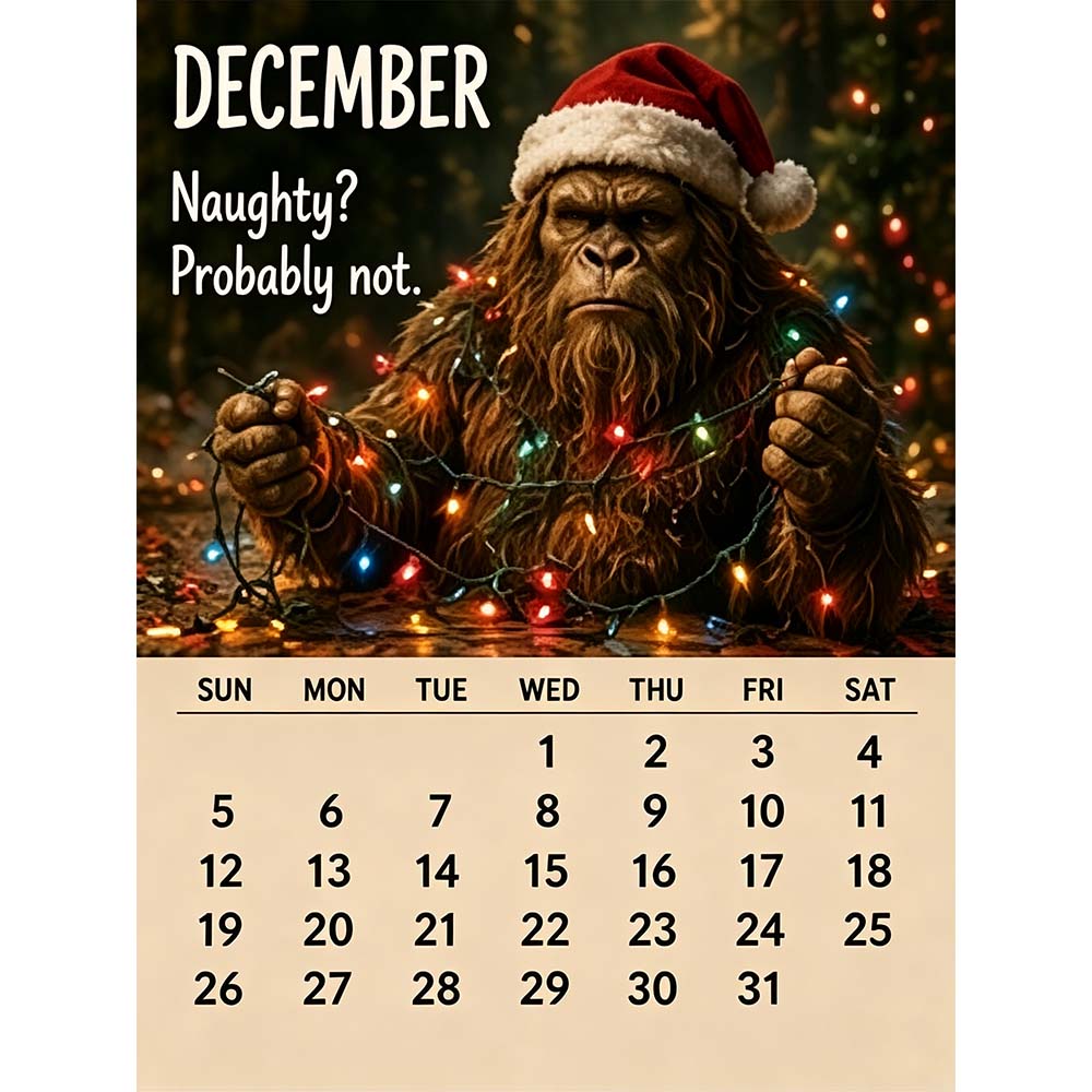 🦶2027  Daily Life Calendar