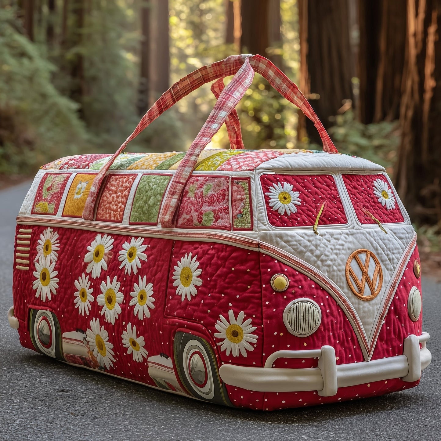 🔥LAST DAY 50% OFF-Hippie Van Quilted Duffle Bag✨