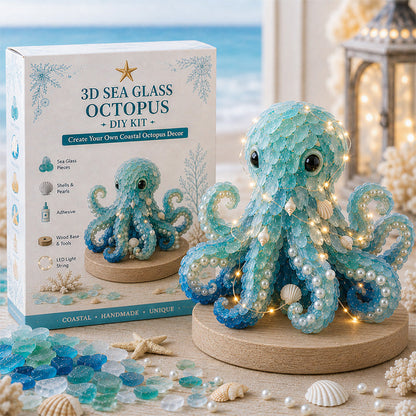 🌊🌊✨ DIY 3D Sea Glass Art Kit – Coastal & Christmas Collection