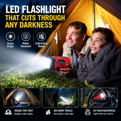 📻 50% OFF NOW!🔋Multifunctional Portable Solar Emergency Radio⚡
