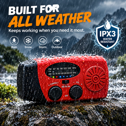 📻 50% OFF NOW!🔋Multifunctional Portable Solar Emergency Radio⚡
