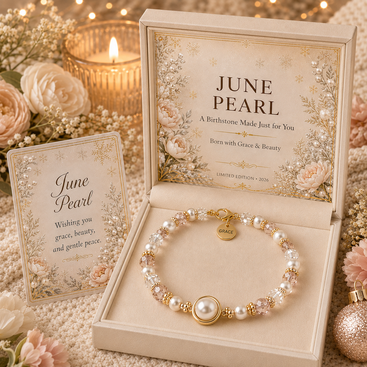 🎅  2026 Christmas Gift 50% Off--💎 Birthstone Meaning Bracelet | Limited Edition 2026