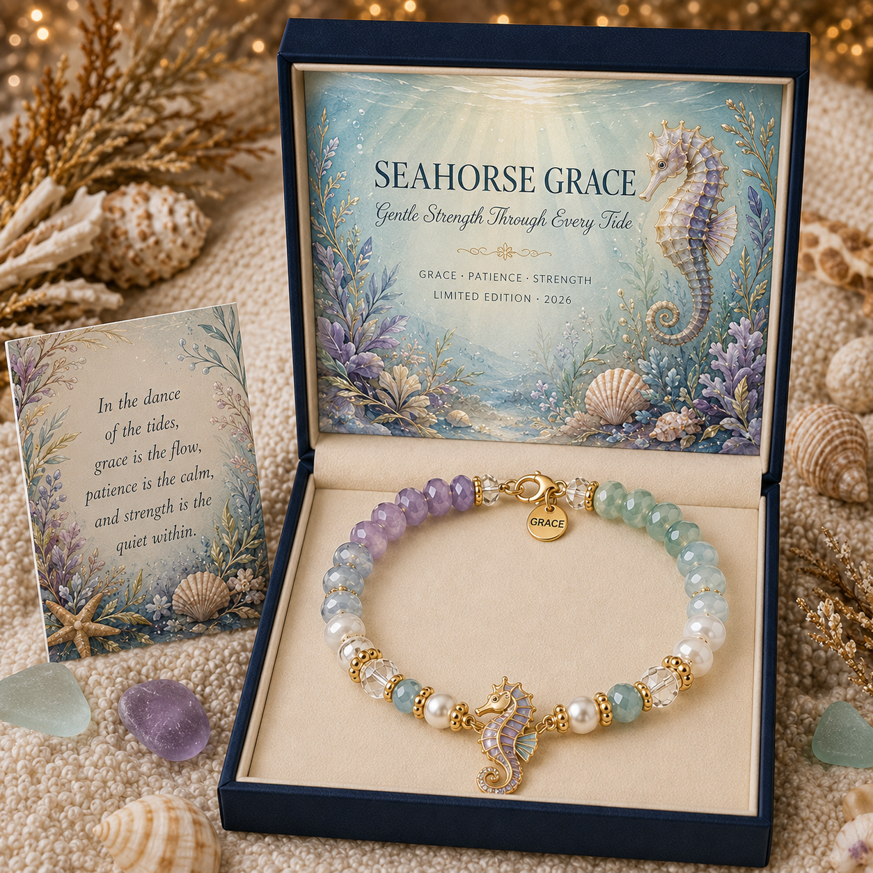🎅🎅 2026 Christmas Gift 50% Off--🌊 Ocean Meaning Bracelet Collection