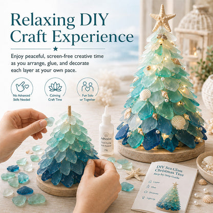 🌊🌊✨ DIY 3D Sea Glass Art Kit – Coastal & Christmas Collection