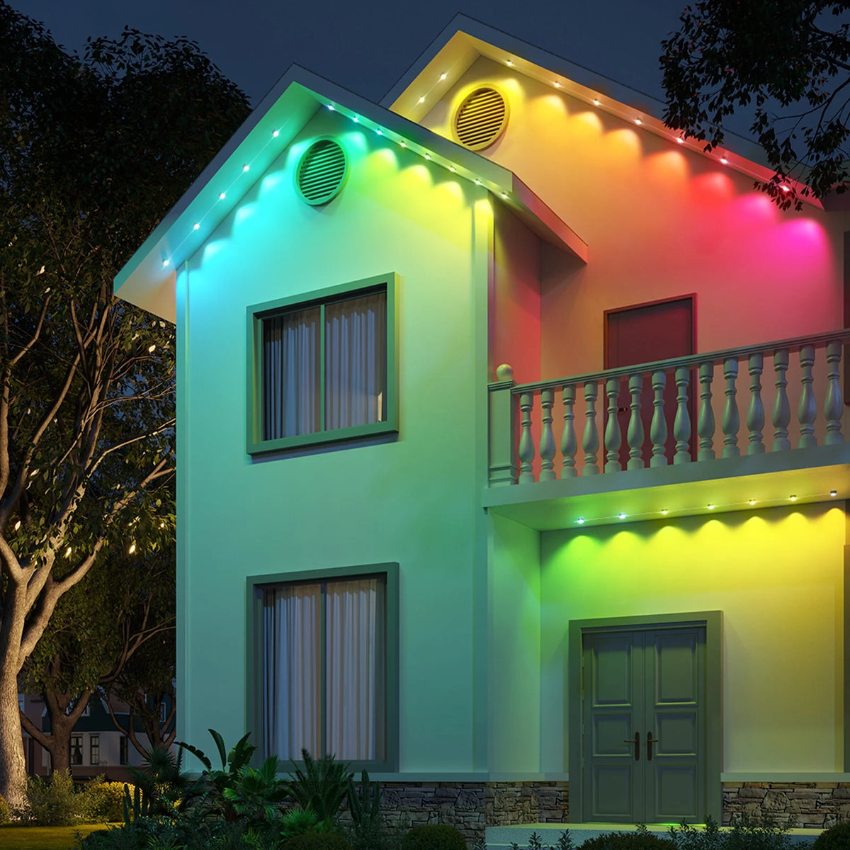 🔥Last Day Promotion 49% OFF🔥 - Smart Rainbow LED Permanent Outdoor Light