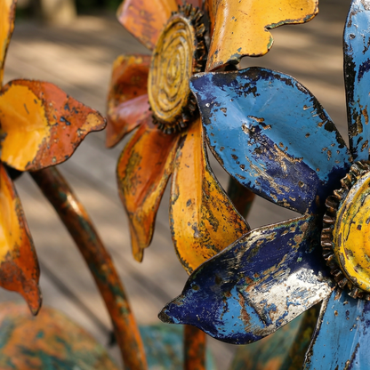 🌼🌼2026 Mother's Day Gifts 50% Off--💖🎁Handcrafted Rustic Metal Flower Garden Stakes