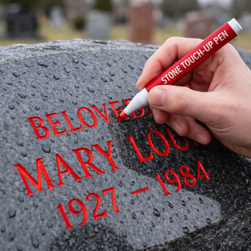 🖋️Golden Tombstone Marker Pen for Restoring Faded Grave Inscriptions