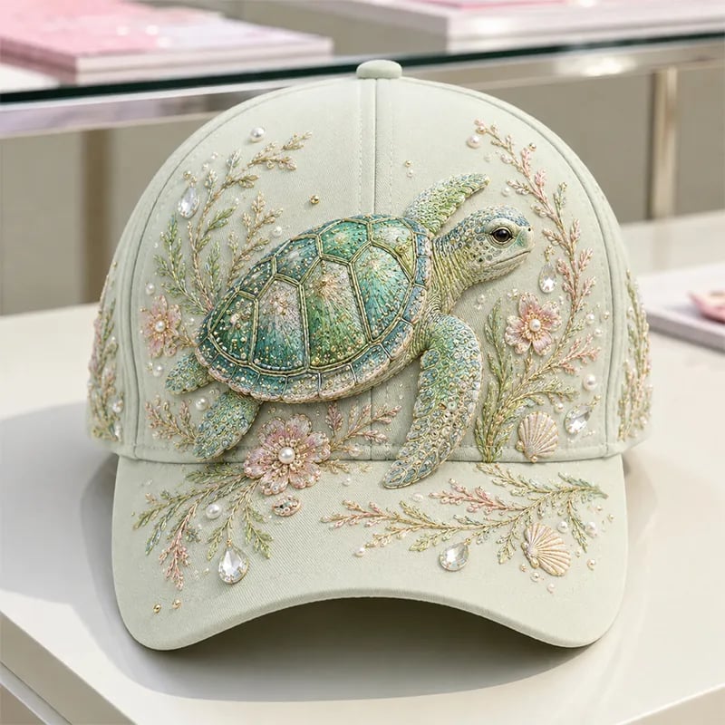 🎅🎅 2026 Christmas Gift 50% Off--🔥 Last Day 49% OFF – 🌊 3D Ocean Creatures Printed Cap