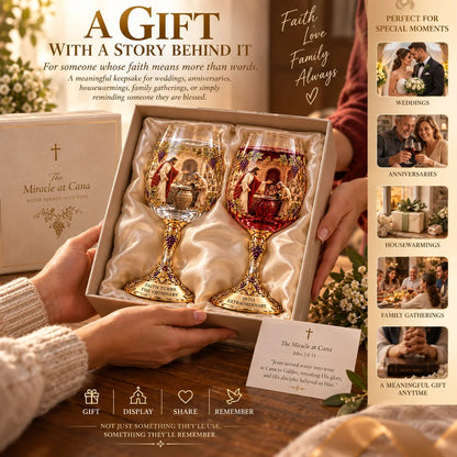 ✝️ ✝️Two Glasses. One Miracle. A Story Worth Keeping.