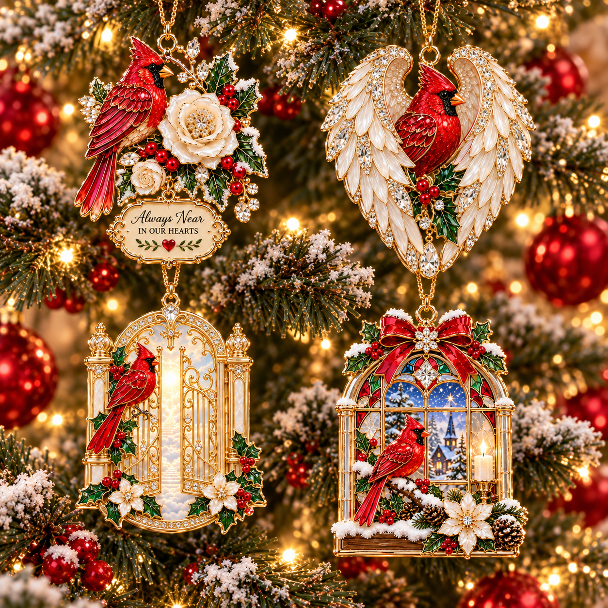🎅 🎅 2026 Christmas Gift 50% Off--Cardinal Christmas Ornament –  Red Bird Holiday Keepsake, Meaningful Memorial Gift for Family & Loved Ones
