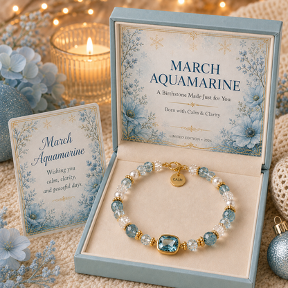 🎅  2026 Christmas Gift 50% Off--💎 Birthstone Meaning Bracelet | Limited Edition 2026