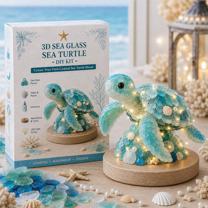 🌊🌊✨ DIY 3D Sea Glass Art Kit – Coastal & Christmas Collection