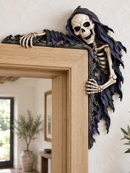 💀💀  Spooky Reaper Door Frame Corner Decor
