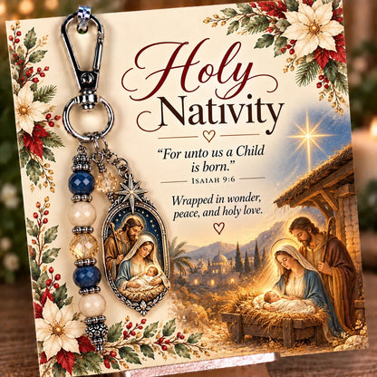 ✝️ Carry Your Faith With You - Christian Scripture & Prayer Keepsake Keychain