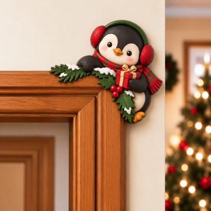 🎅 2026 Christmas Gift 50% Off--Christmas Peekaboo Door Frame Corner Decor
