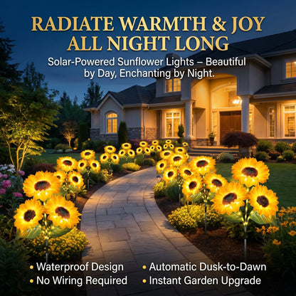 🌻Early Summer Garden Upgrade 59% OFF- 🌞Solar LED Sunflower Garden Lights