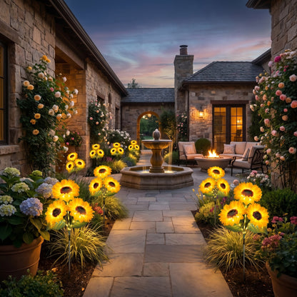 🌻Early Summer Garden Upgrade 59% OFF- 🌞Solar LED Sunflower Garden Lights