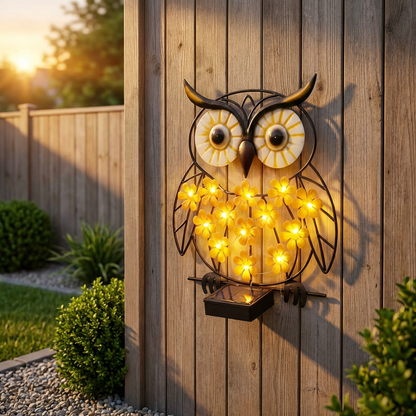 Charming Solar Owl Light for Garden & Patio