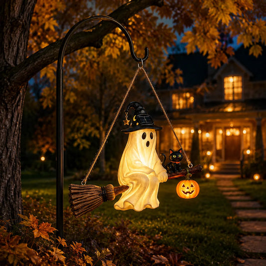 🌙Solar Ghost Hanging Light ——From Daylight Charm to Evening Glow