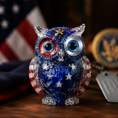 🔥Handmade Natural Crystal Gemstone Owl-BUY 2 FREE SHIPPING