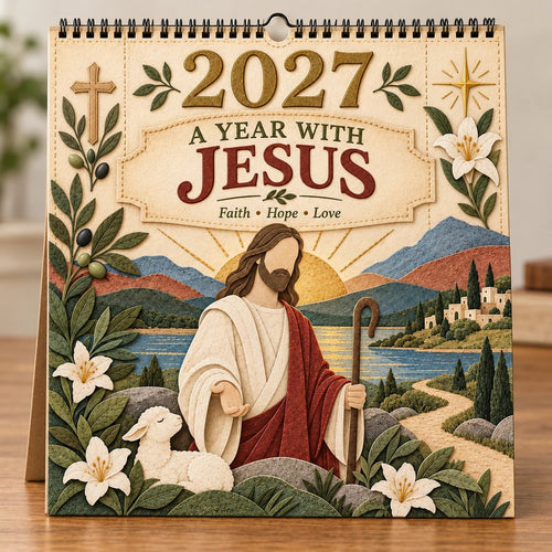 ✝️ 2027 Walking With Jesus Wall Calendar