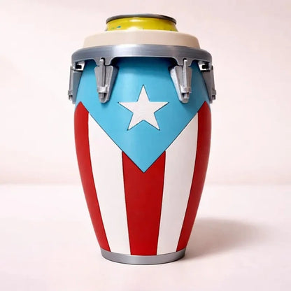 🪘Conga-Style Can Holder – Celebrate Caribbean Pride, One Sip at a Time