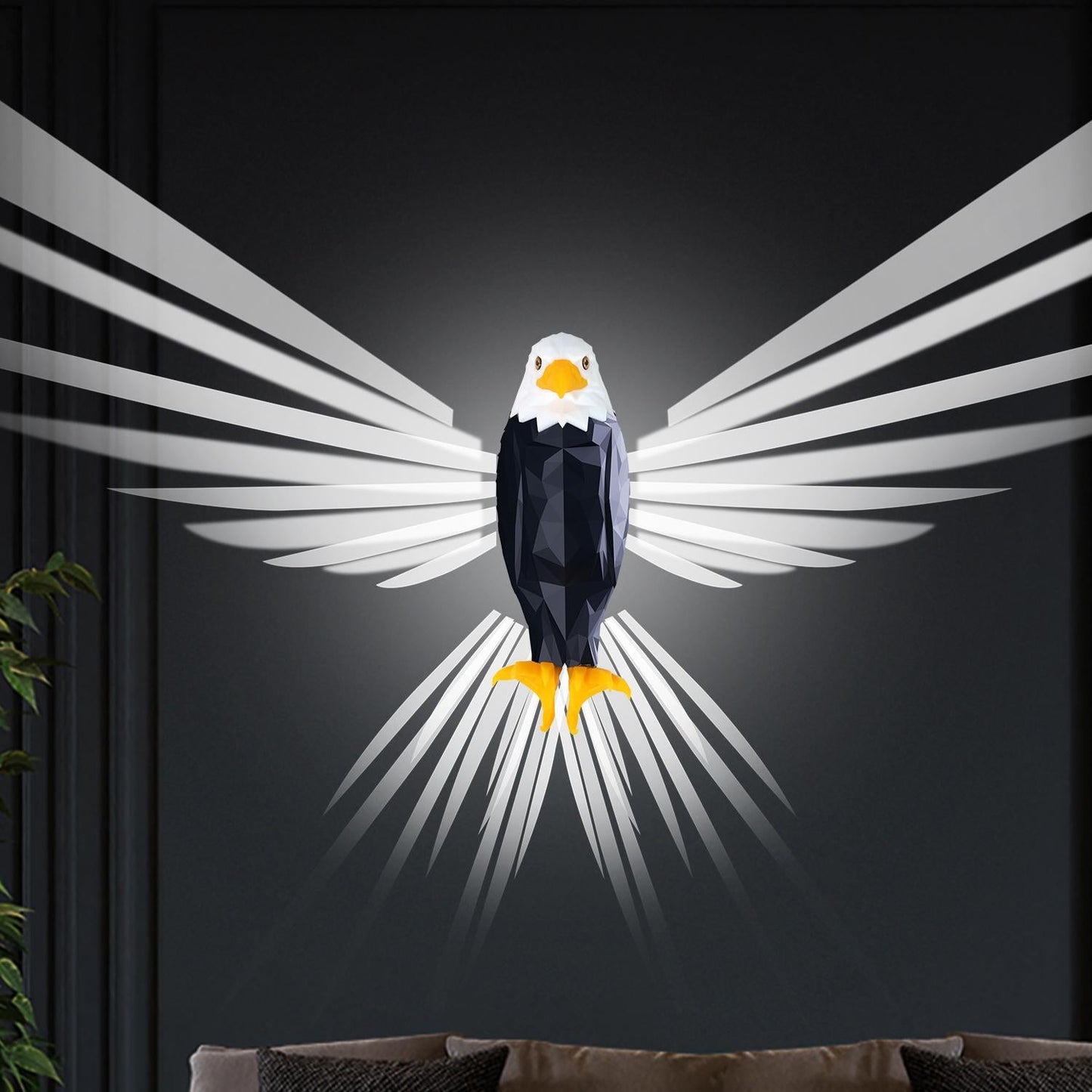 💡July 4th Gift 50% Off--🦅Eagle LED Wall Light – Magnetic Night Lamp for Bedroom & Living Room