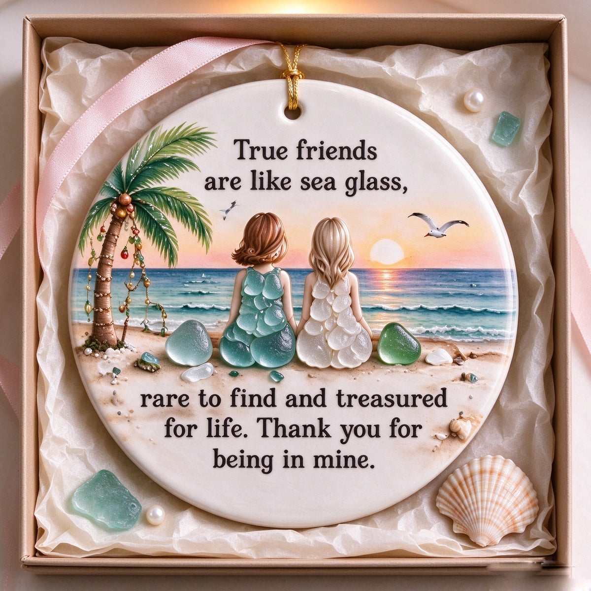 True Friendship Sea Glass Gift